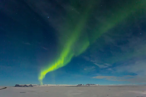 Polarlichter oder Nordlichter — Stockfoto