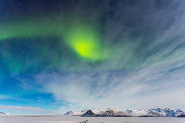 aurora borealis or the northern lights 