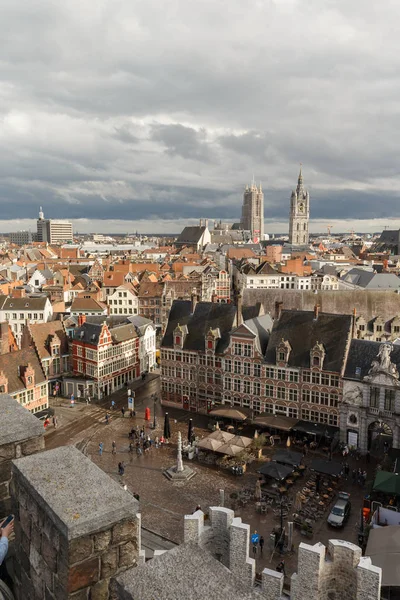 老城市中心的在荷兰多德雷赫 — 图库照片