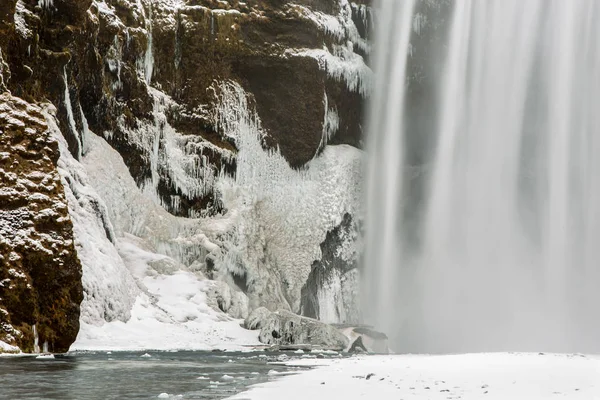 Cascada de Skogafoss, Islandia — Foto de Stock