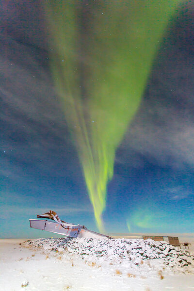 aurora borealis или северное сияние
 