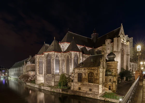 City of Gent Belgium by night — Stock Photo, Image