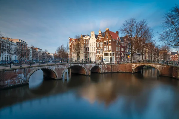 Uitzicht op de stad van amsterdam — Stockfoto