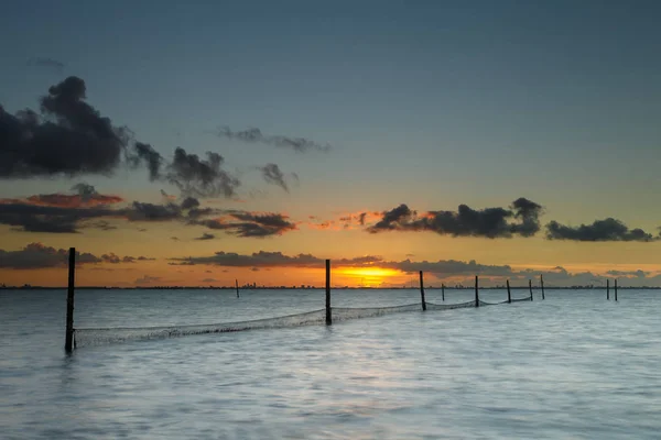 Foto de un fyke en el IJsselmeer — Foto de Stock