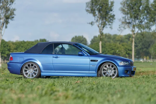 BMW M3 e46 convertible standing in a polder. — Stock Photo, Image
