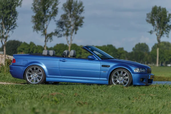 BMW M3 e46 convertible standing in a polder. — Stock Photo, Image