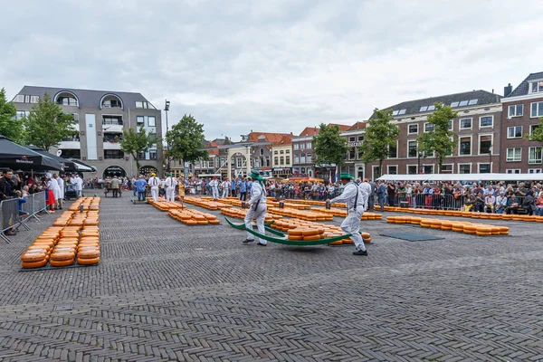 Ünlü Hollandalı peynir pazarı