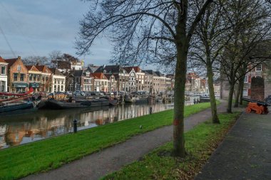 Hollanda 4 Kasım 2017 Zwolle eski kent ile ünlü vurgular ve sokakları Merkezi.