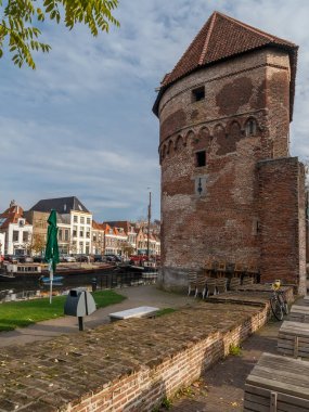 Hollanda 4 Kasım 2017 Zwolle eski kent ile ünlü vurgular ve sokakları Merkezi.