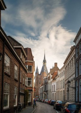 Hollanda 4 Kasım 2017 Zwolle eski kent ile ünlü vurgular ve sokakları Merkezi.