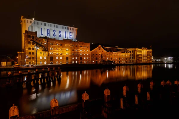 Wormer Нідерландів Грудня 2017 Старої Фабриці Лессі Біля Річки Zaan — стокове фото