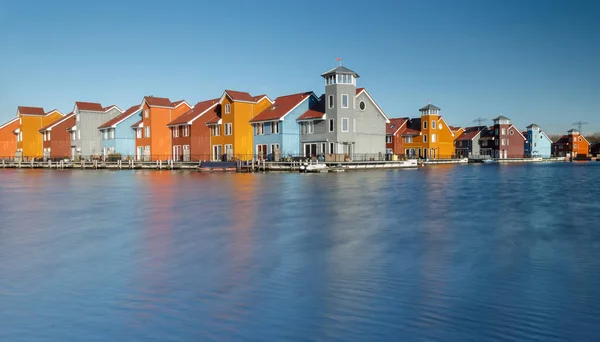 Restaurantes en el puerto de Siglufjordur iceland — Foto de Stock