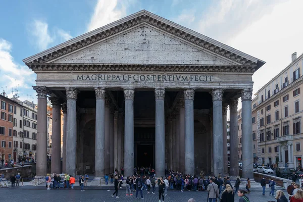 Пантеон Рим Italy Стародавнього Римського Храму — стокове фото