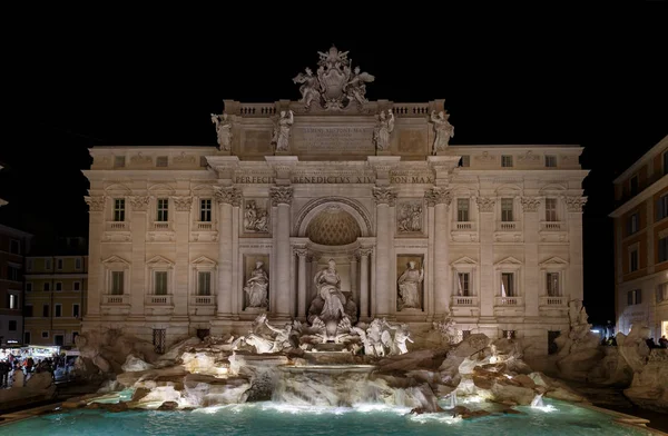 Trevi Fountain Night Rome Italy — Stock Photo, Image