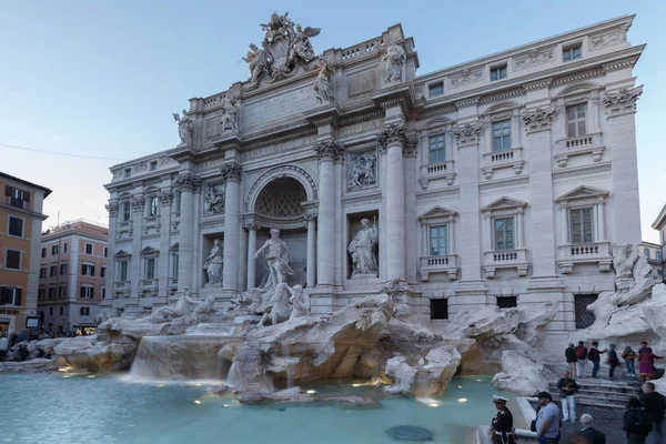 Fontaine Trevi Rome Italie — Photo