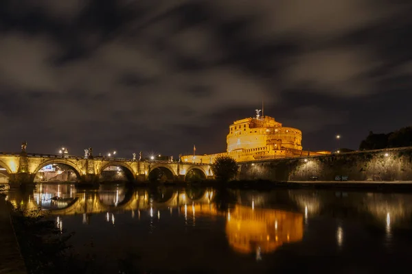 Vista Nocturna Praga Italia —  Fotos de Stock