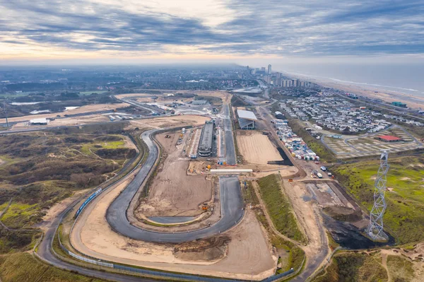 Nizozemsko Zandvoort 2019 Prosince Rekonstrukce Nového Okruhu Formule Parku Zandvoort — Stock fotografie