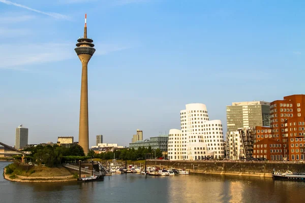 Media Harbor in Dusseldorf, Germany. — Stock Photo, Image