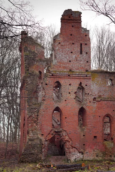 Zřícenina středověkého teutonského hradu Balga. — Stock fotografie