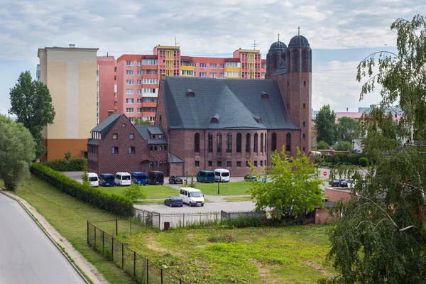 Kaliningrad, Kreuzkirche kilisede Kaliningrad Ortodoks toplum için şimdi. — Stok fotoğraf