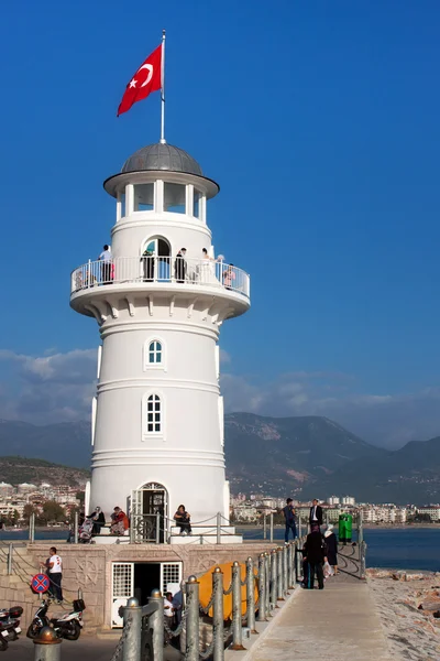 Faro en el puerto. — Foto de Stock