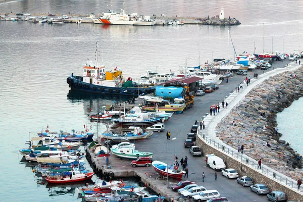 Alanya limanına. Türkiye.