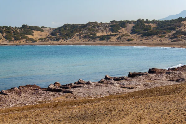 Turtle Beach Alagadi in de Middellandse Zee. — Stockfoto