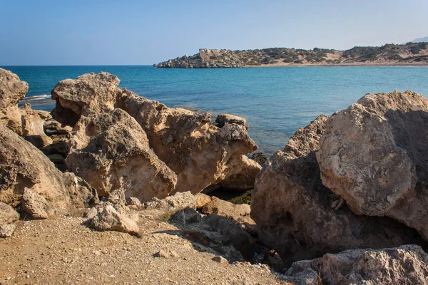 Turtle Beach Alagadi in in Noord-Cyprus. — Stockfoto