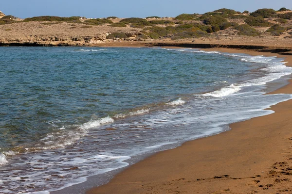 Praia da Tartaruga Alagadi no Mediterrâneo — Fotografia de Stock