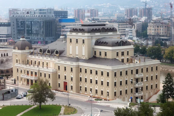 Центр города в центре Скопье, Македония . — стоковое фото