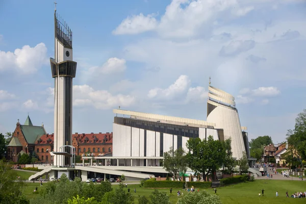 Rifugio a Lagiewniki. Basilica della Divina Misericordia . — Foto Stock