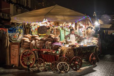 Festival yeni yıl adil gece Krakow