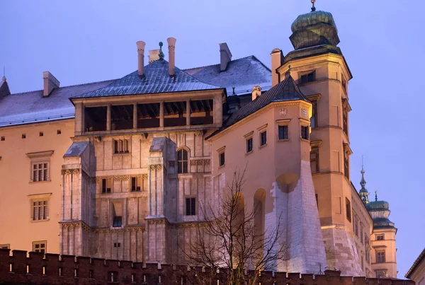 Najstarsza część zamku na Wawelu. — Zdjęcie stockowe