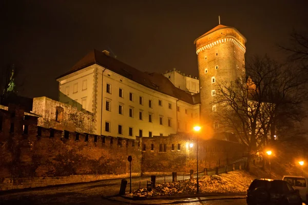 Středověká věž senátora na Wawel hill. — Stock fotografie