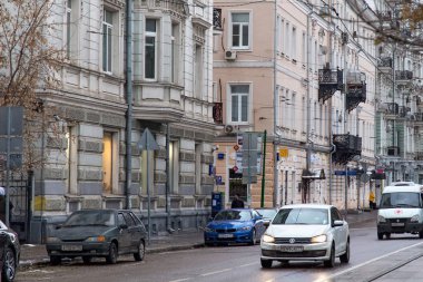 Karayolu Chistoprudny Bulvarı, Moskova.