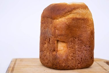 Ev yapımı taze beyaz ekmek.