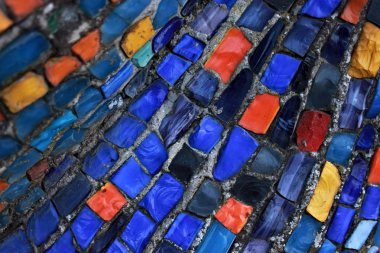 Renkli desen geometrik Mozaik.