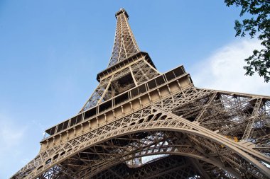 Eyfel Kulesi Paris manzarası. Fransa. 