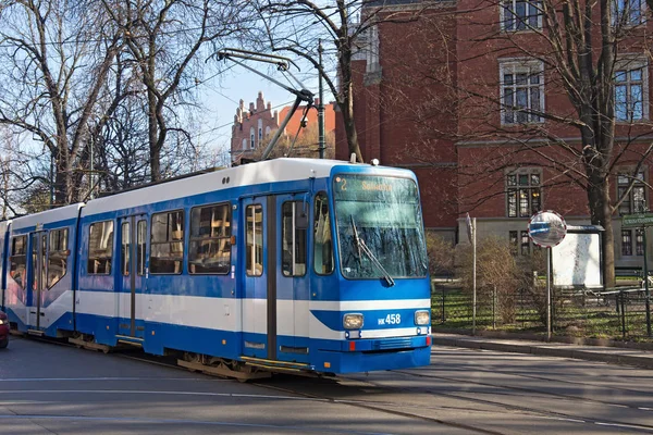 Tramvay adam N8s-Nf Krakow tarihi bölümünde. 