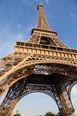 Eyfel Kulesi Paris manzarası. Fransa. 