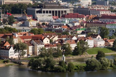 Trinity Hill (başka bir ad Trinity banliyösü veya Trojeckaje Pradmiescie havadan görünümü). 