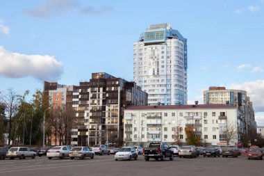 Modern binalarda Merkezi Samara (eski Kuybyshev). 