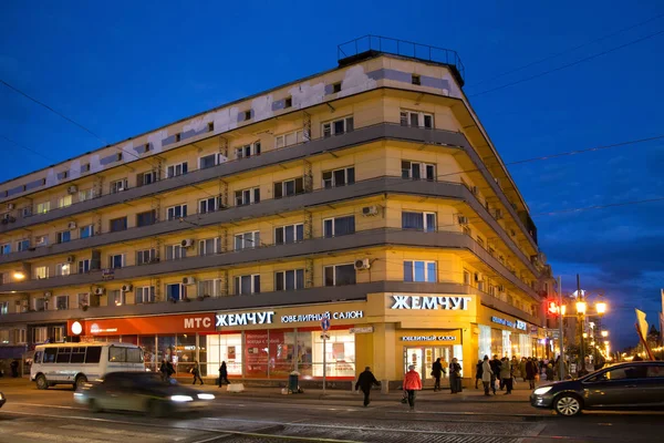 Leningrad straat in het historische centrum van Samara — Stockfoto