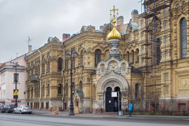 Stauropegial Ortodoks varsayım kilise Vasilievsky adasında parçası.