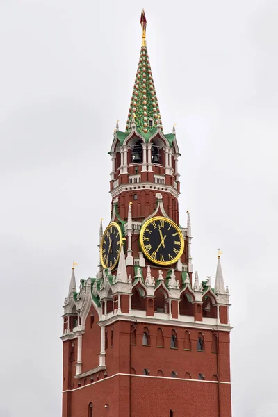 Spasská věž Kreml v Moskvě, Rusko. — Stock fotografie