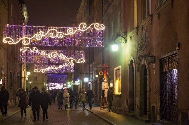 Yeni yıl 2016 yılında Varşova kutluyor.