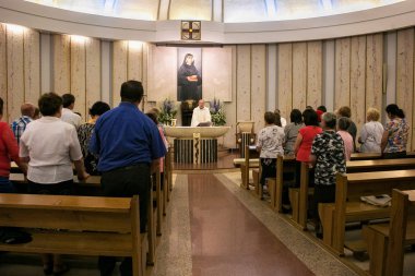 Lagiewniki kutsal İlahi rahmet Bazilikası St Faustina Şapeli.