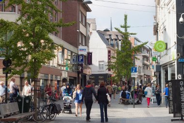 Bir Leuven yaya caddelerinden biri. Şehrin Belçika Flaman Brabant province in başkentidir. 