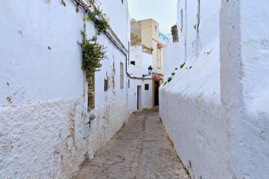 Tetouan Medine 'nin eski duvarlarının manzarası