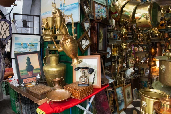 Tetui Marokko Mai 2017 Verkauf Der Verschiedenen Antiken Waren Auf — Stockfoto